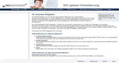 Desktop Screenshot of pkv-ratgeber.de